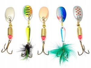 Obrotówki 9 g rozmiar 3 + pudełko