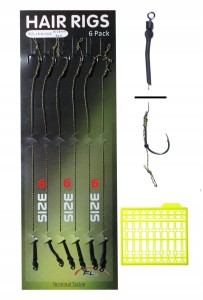 FL przypony włosowe na plecionce HAK 6 stopery do kulki