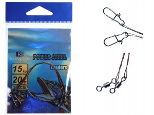 Rumpol przypony stalowe 15 kg / 20 cm