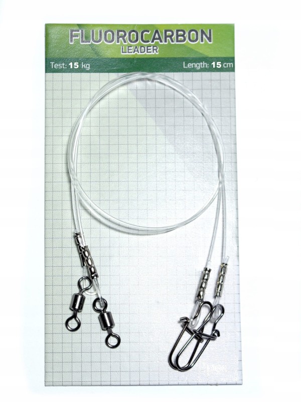 FL przypony fluorocarbonowe 15 kg 15 cm