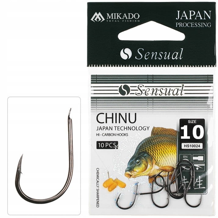 Mikado haczyki rozmiar 10 CHINU BN łopatka