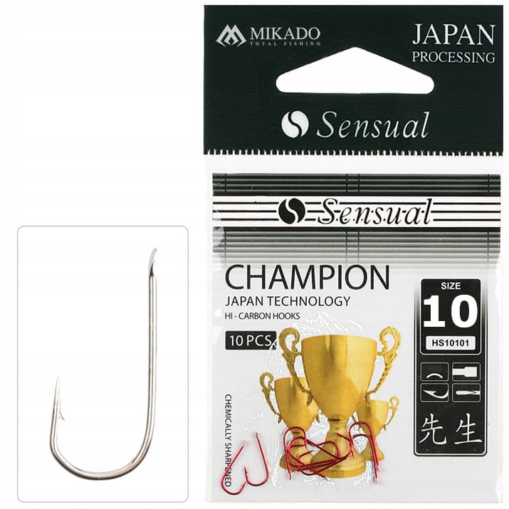 Mikado haczyki rozmiar 10 Sensual CHAMPION NI łopatka