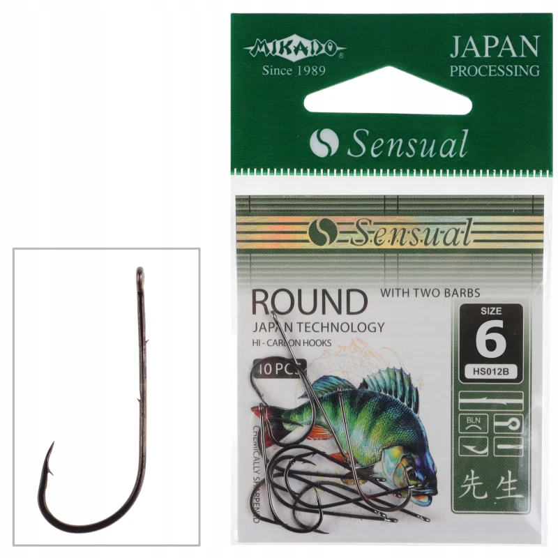 Mikado haczyki 6 Sensual ROUND oczko