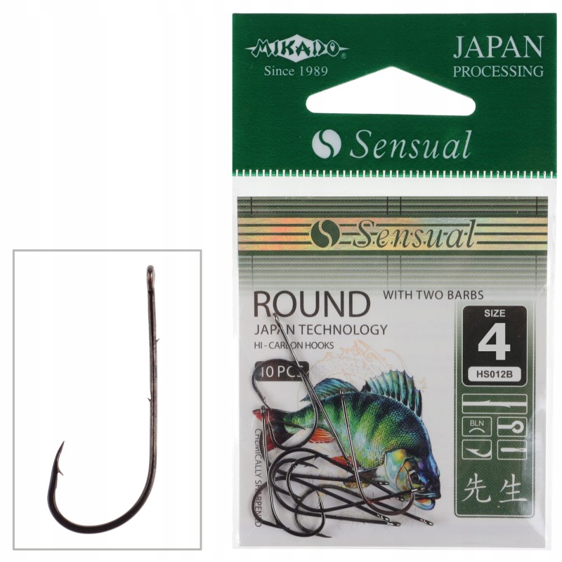 Mikado haczyki 4 Sensual ROUND oczko