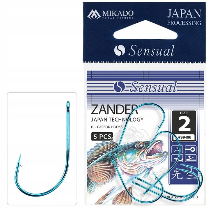 Mikado haczyki rozmiar 2 ZANDER oczko