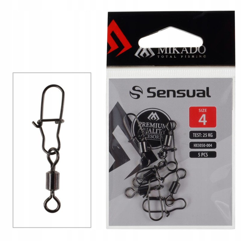 Mikado krętliki rolkowe z agrafką rozmiar 4