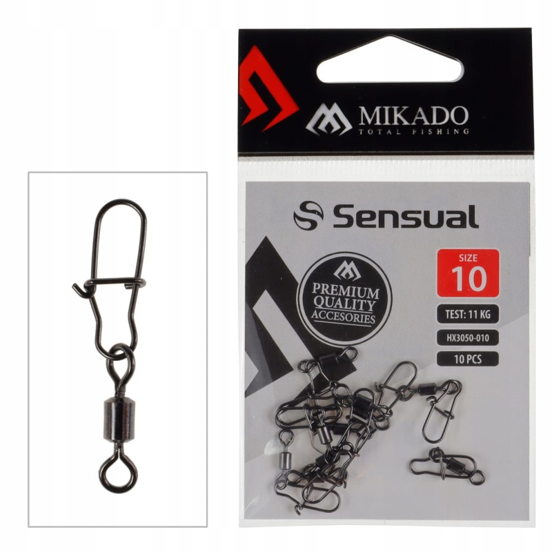 Mikado krętliki rolkowe z agrafką rozmiar 10