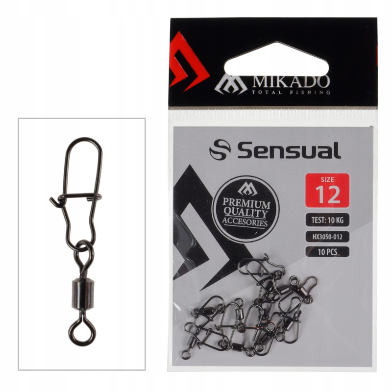 Mikado krętliki rolkowe z agrafką rozmiar 12