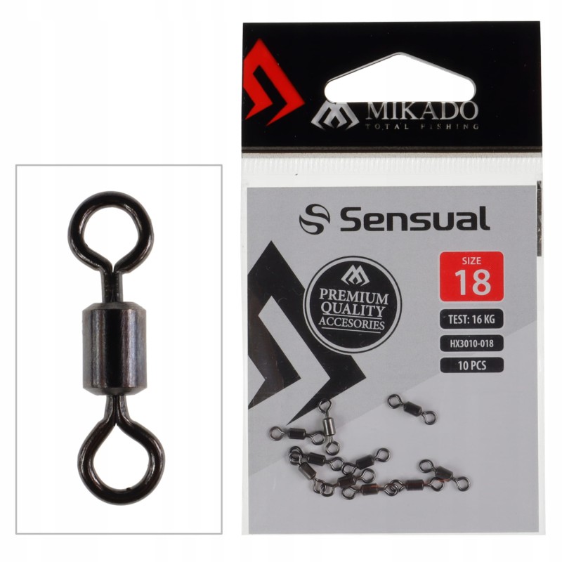 Mikado krętliki rolkowe rozmiar 18