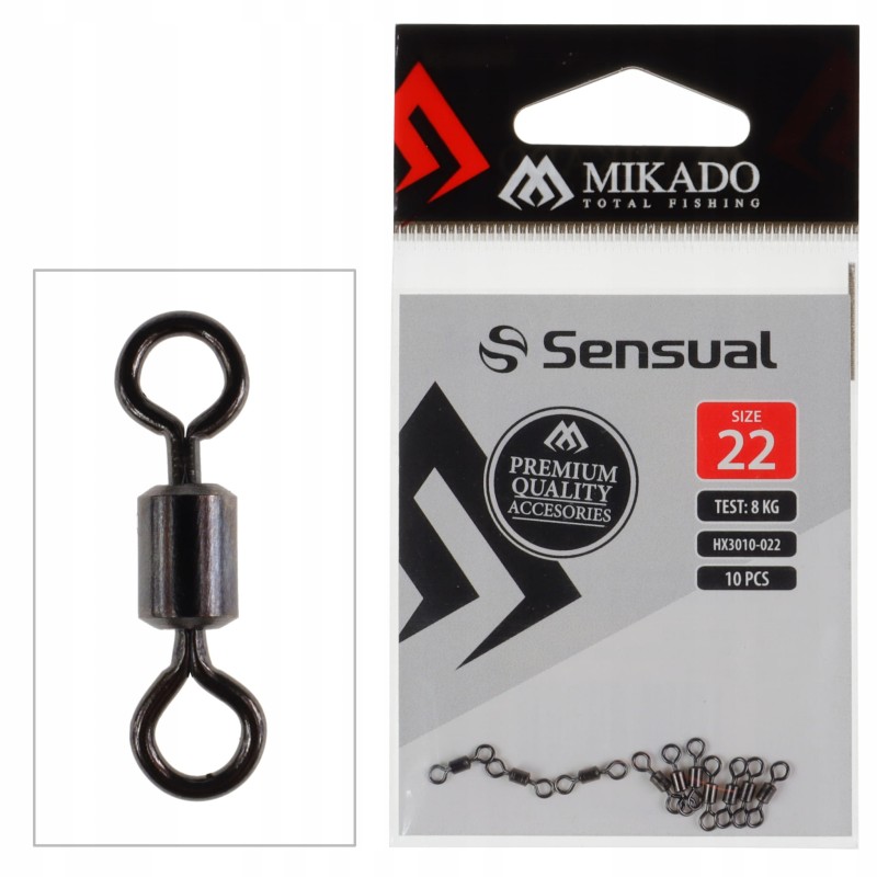 Mikado krętliki rolkowe rozmiar 22