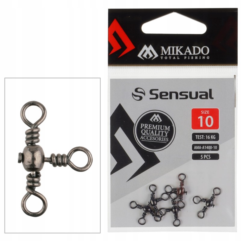 Mikado krętliki potrójne baryłkowe rozmiar 10