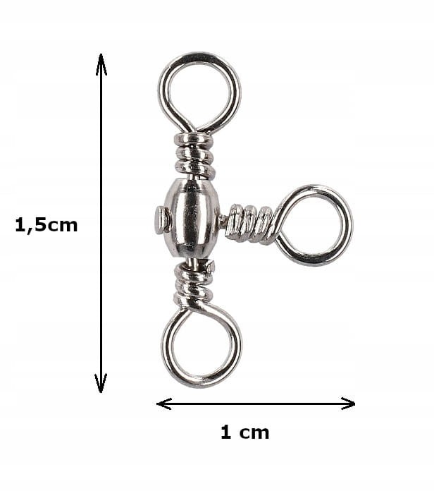 Mikado krętliki potrójne baryłkowe rozmiar 10