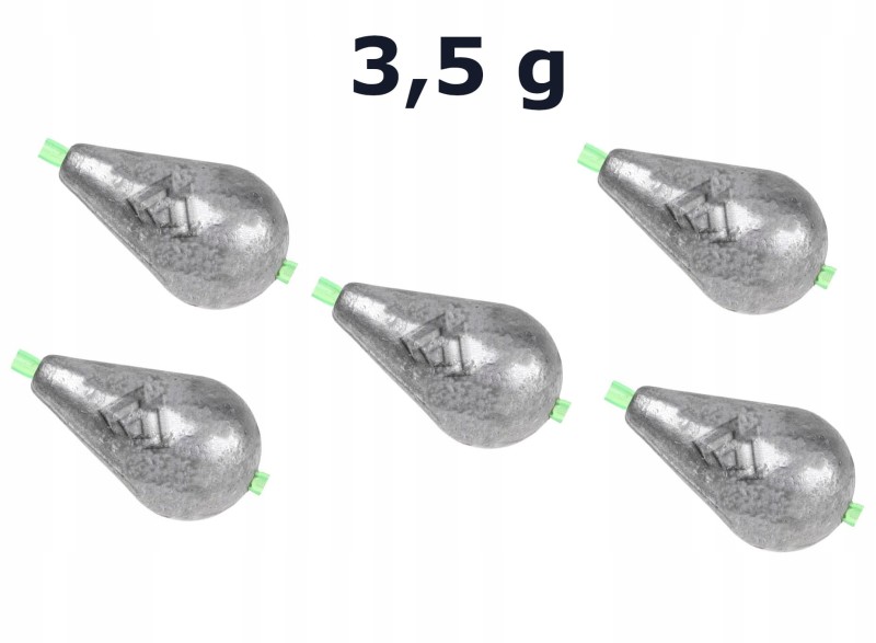 Mikado ciężarki łezki z igielitem 3,5 g