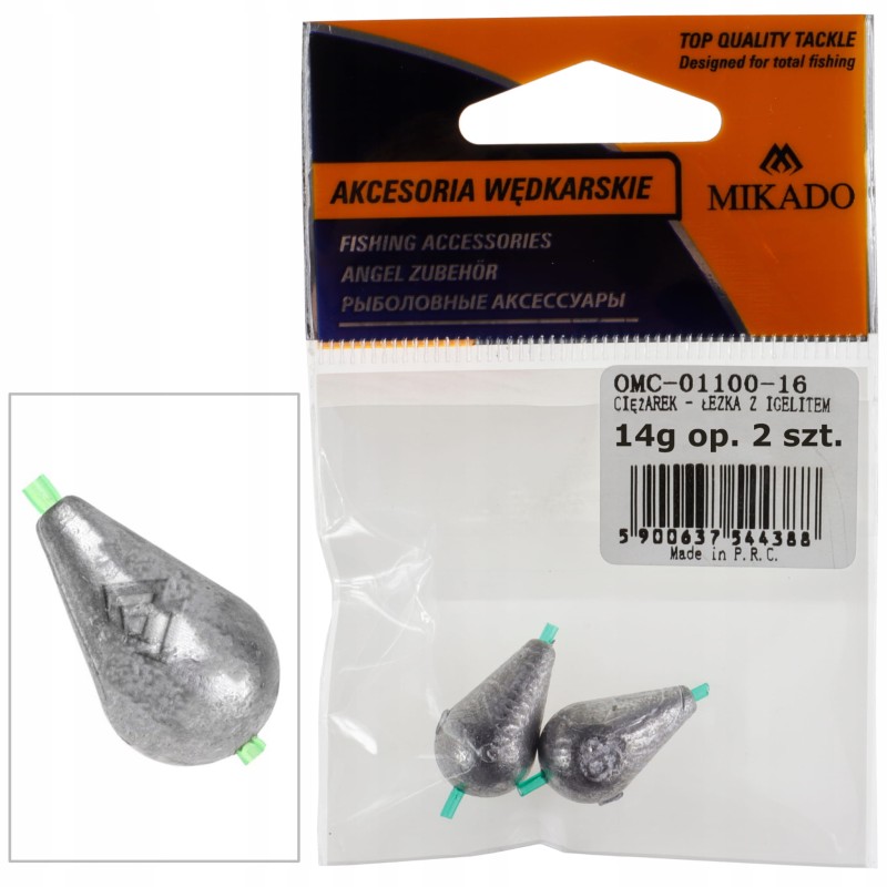 Mikado ciężarki łezki z igielitem 14 g