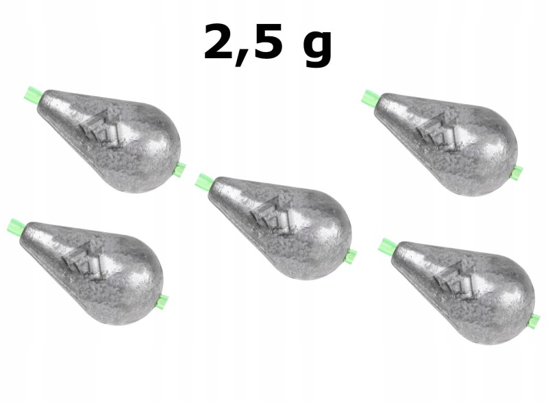 Mikado ciężarki łezki z igielitem 2,5 g