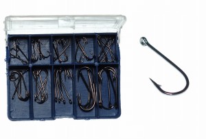 Zestaw haczyków prostych z oczkiem BN różne rozmiary