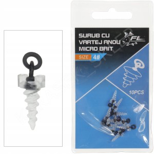 FL wkrętki z mikro kółkiem na krętliku