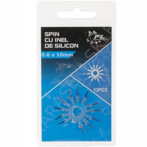 FL igły 10 mm z silikonowym włosem