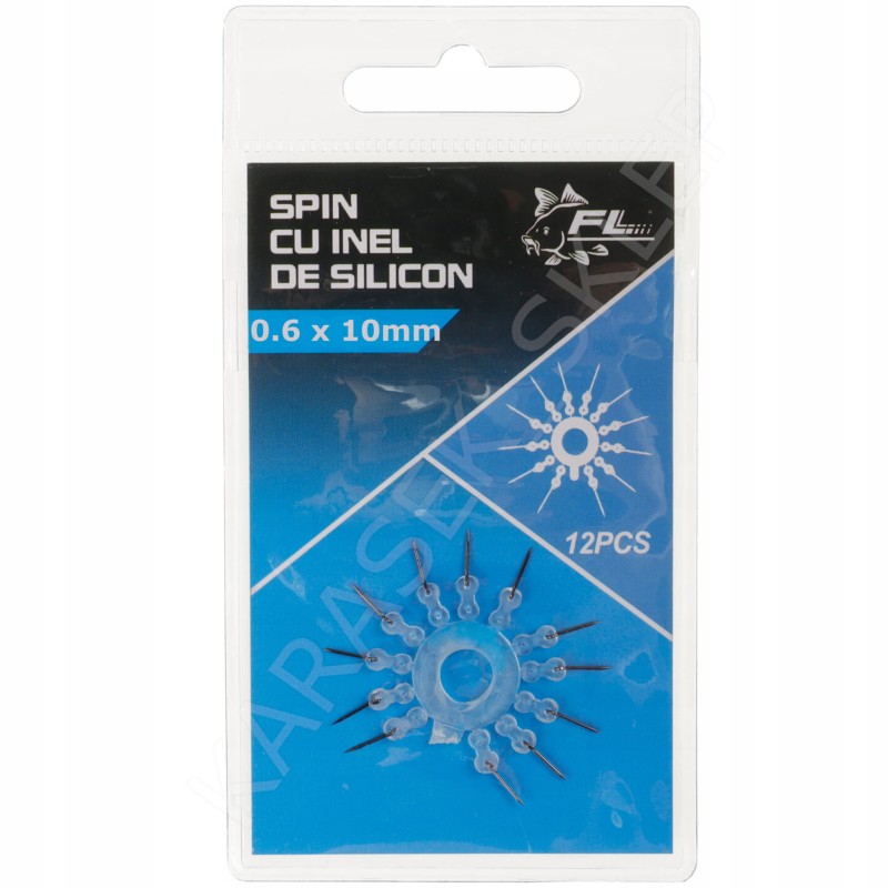 FL igły 10 mm z silikonowym włosem