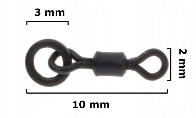 FL krętliki rolkowe z mikro kółkiem rozmiar 12