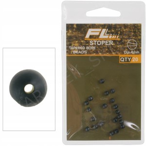 Koralik zderzakowy 4 mm zielony