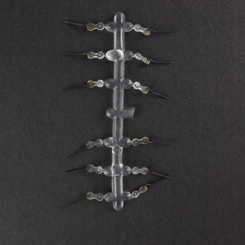 FL igły 7 mm z łącznikiem silikonowym