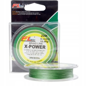 Przyponówka  0,16 mm zielona 20 m