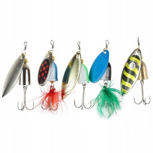 Obrotówki 7 g rozmiar 3 + pudełko