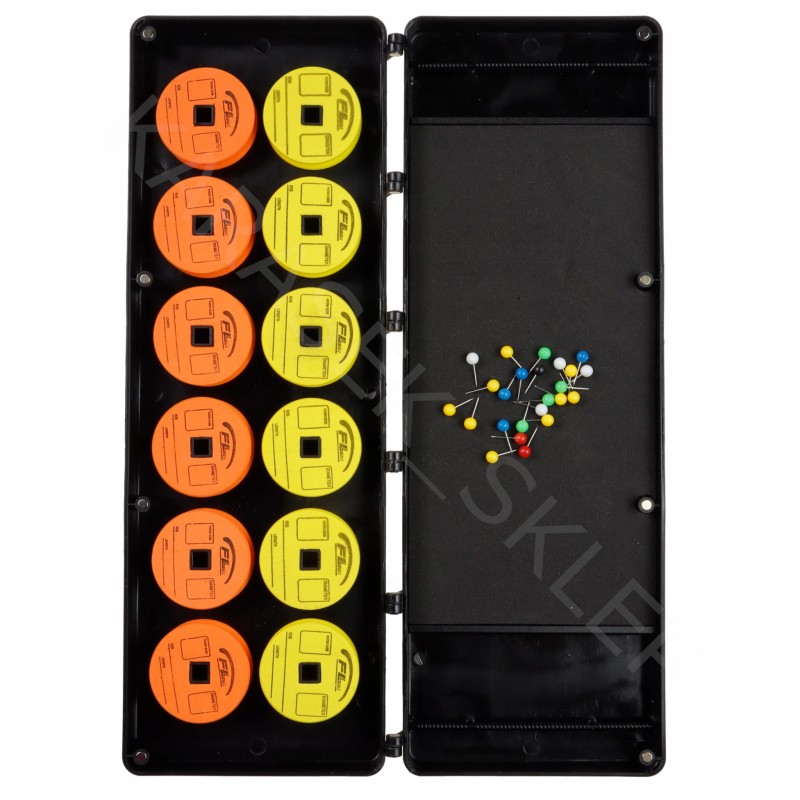 FL pudełko na przypony karpiowe Method Feeder ze szpulami EVA