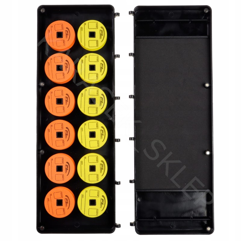 FL pudełko na przypony karpiowe Method Feeder ze szpulami EVA