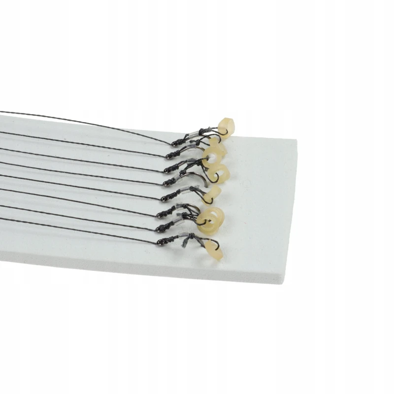 FL haczyki 6 z przyponem do Method Feeder gumka plecionka