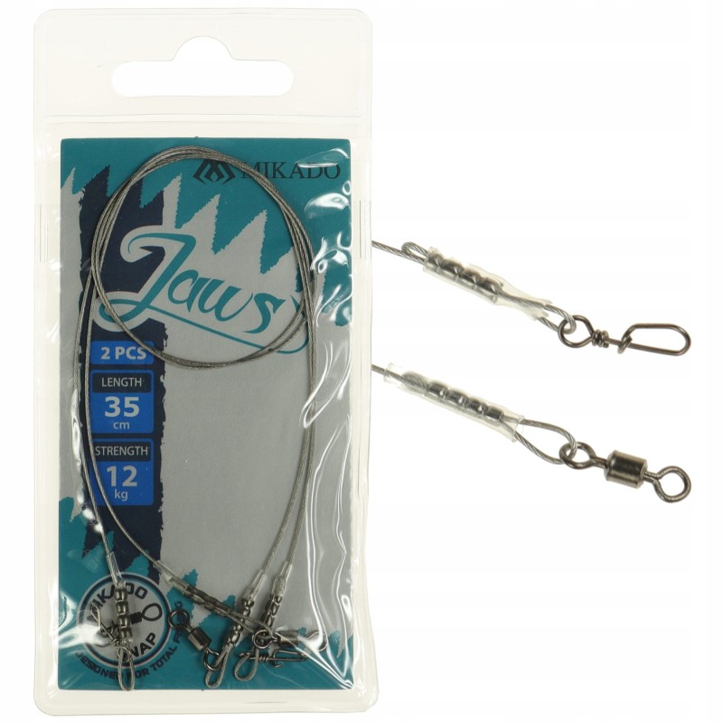 Mikado Jaws przypony stalowe 35 cm 12 kg