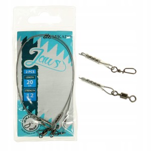 Mikado Jaws przypony stalowe 20 cm / 12 kg