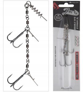 Mikado dozbrojka z krętlików 11,5 cm 35 kg kotwica 2/0