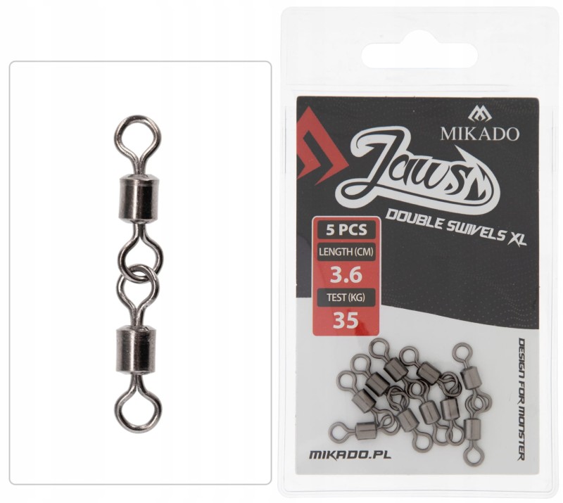 Mikado krętliki podwójne DOUBLE SWIVELS XL do dozbrojek