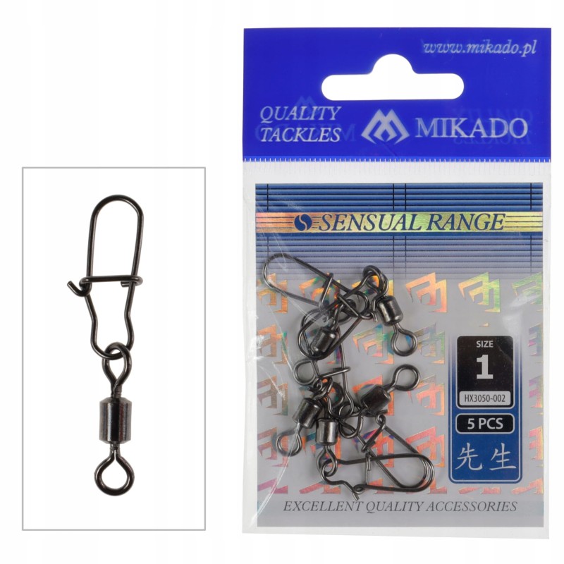 Mikado krętliki rolkowe z agrafką rozmiar 1