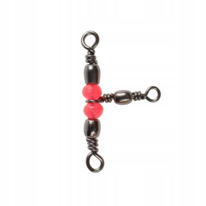 FL krętliki potrójne z koralikami rozmiar 12*14 paternoster