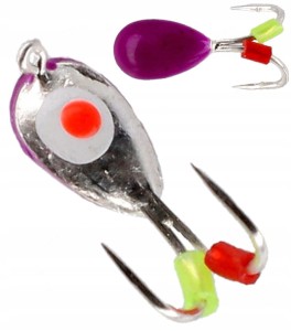 Mikado mormyszka wolframowa 13 mm / 4,0 g żuczek przynęta podlodowa