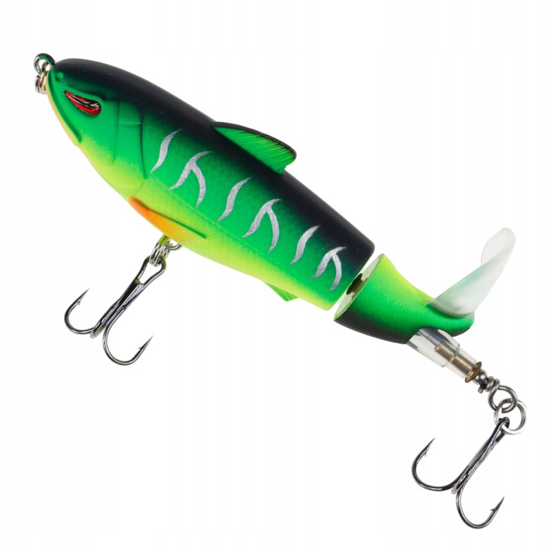 Miracle Fish wobler Popper Flopper zestaw 5 sztuk + pudełko