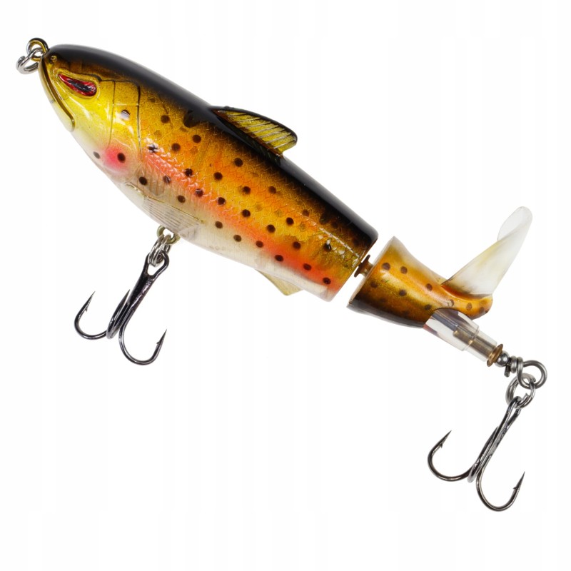 Miracle Fish wobler Popper Flopper zestaw 5 sztuk + pudełko