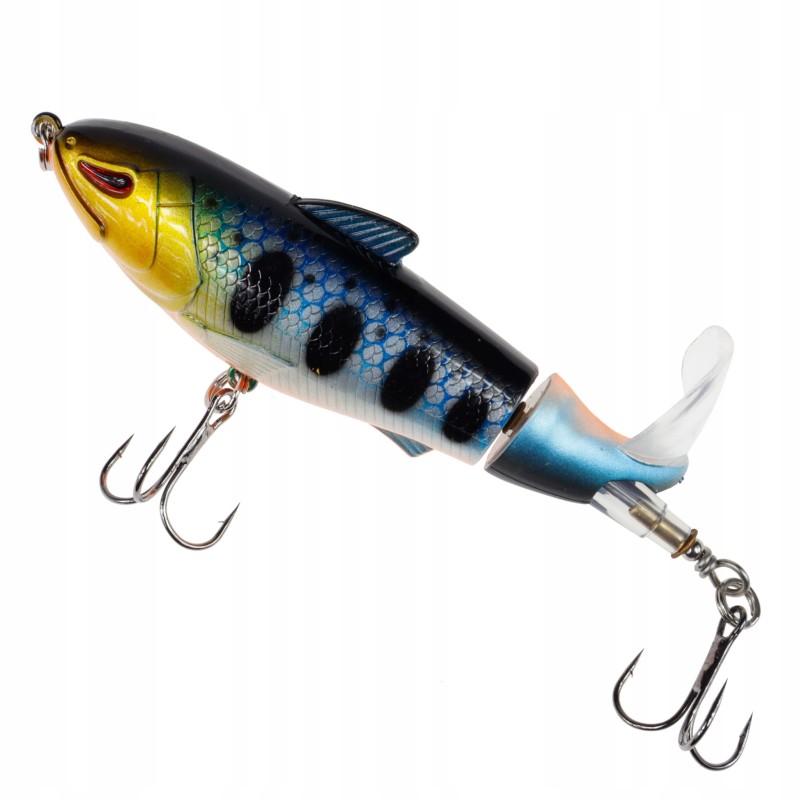 Miracle Fish wobler Popper Flopper zestaw 5 sztuk + pudełko