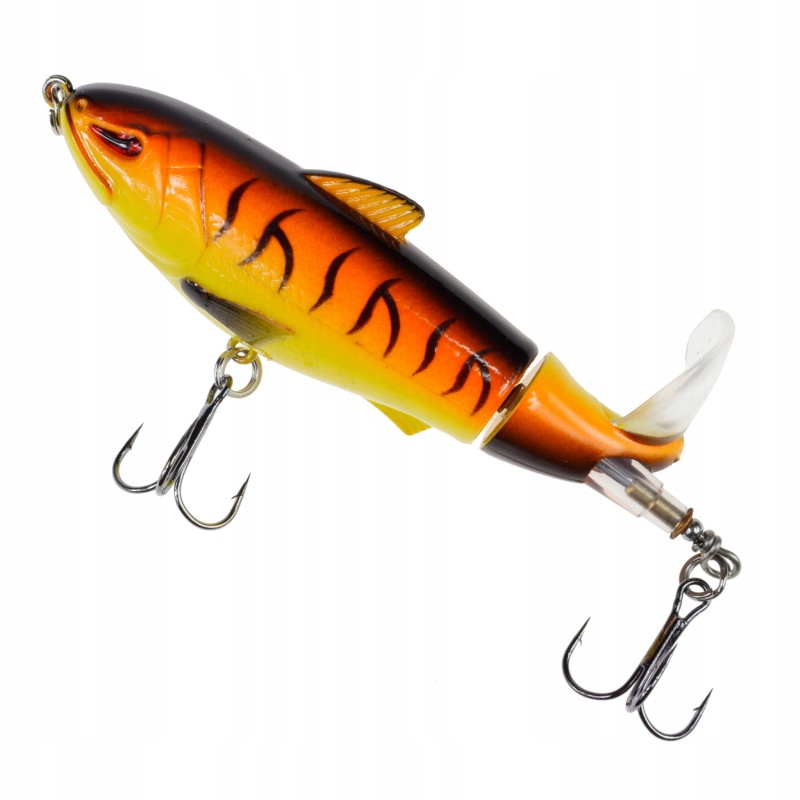 Miracle Fish wobler Popper Flopper zestaw 5 sztuk + pudełko