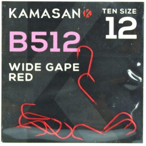 Kamasan haczyki rozmiar 12 B512 zadziorowe łopatka