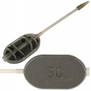 ZHIBO podajnik 50 g Method Feeder dystansowy z lotką