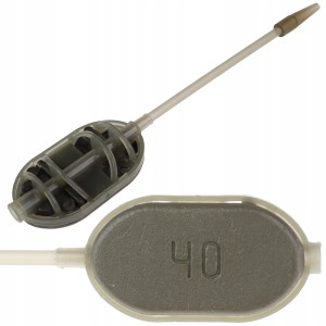 ZHIBO podajnik 40 g Method Feeder dystansowy z lotką