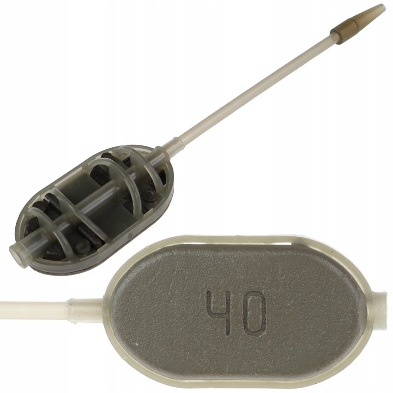 ZHIBO podajnik 40 g Method Feeder dystansowy z lotką