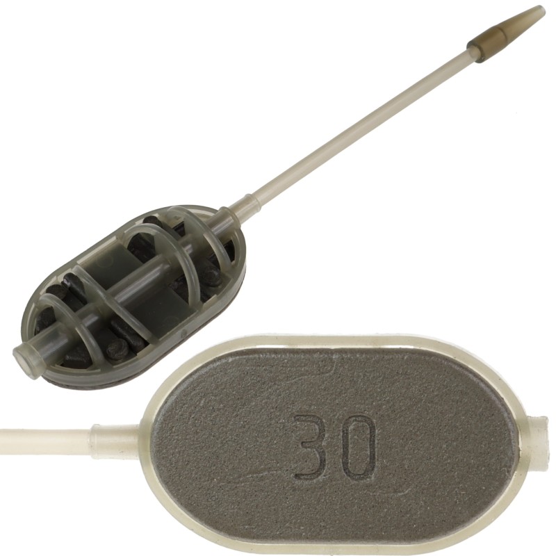 ZHIBO podajnik 30 g Method Feeder dystansowy z lotką