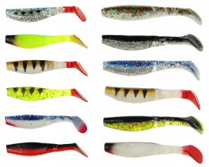 Zestaw gum kopyt na szczupaka 10 cm / 12 cm