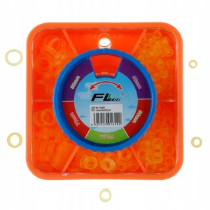 FL gumki lateksowe do pelletu 4 5 6 7 8 mm Method Feeder