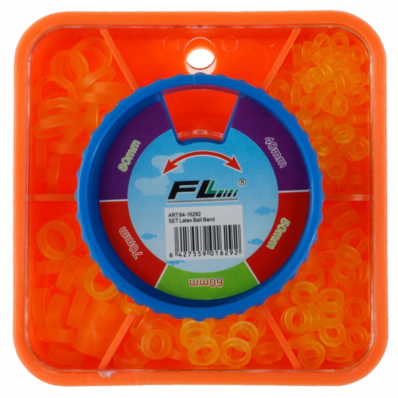 FL gumki lateksowe do pelletu 4 5 6 7 8 mm Method Feeder